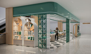 时尚品牌店铺室内展示空间