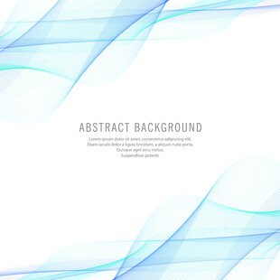 蓝白动感抽象线条背景图