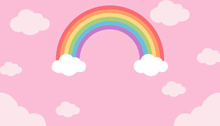 彩虹粉色背景图