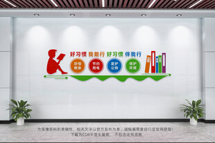 好习惯文化墙