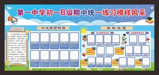  励志之星宣传栏