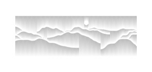 立体山川景观抽象