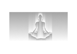 冥想中的人物形象瑜伽