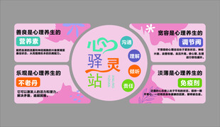 儿童心灵驿站网红墙风格