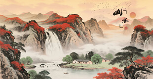 国画山水