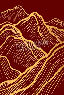 抽象线条山峦山脉背景