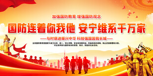 国防教育宣传活动背景