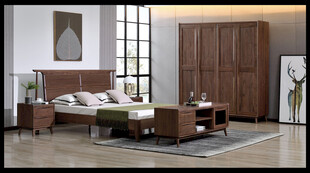 现代简约风格卧室家具展示