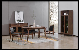 现代简约风格实木餐厅家具