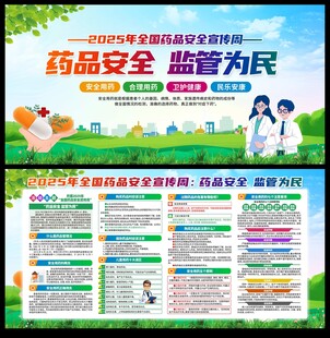 药品安全宣传周宣传栏