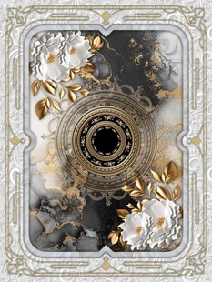 奢华金纹抽象艺术图案