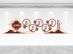 五育并举德智体美劳文化墙