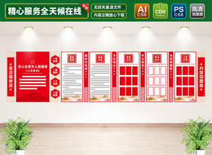 党员学习园地文化墙