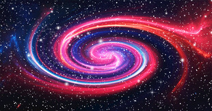 绚丽旋涡星空软膜天花吊顶