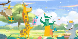 卡通儿童房背景