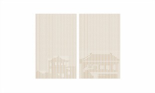 古建剪影 铝板穿孔