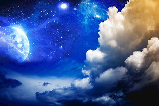 梦幻星空与云端奇景