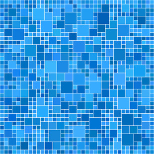 不规则蓝色马赛克背景图案