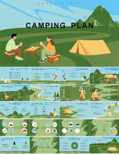 工作总结户外露营运动计划汇报模