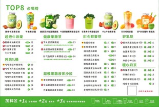 饮品菜单