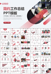 采矿业工作总结新年计划PPT