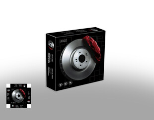 刹车盘 包装设计内为平面图