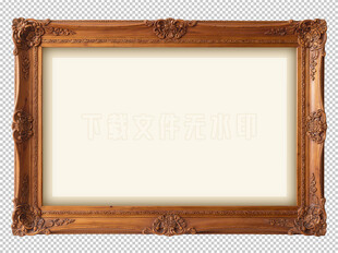 欧式雕花实木画框