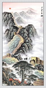 万里长城玄关画