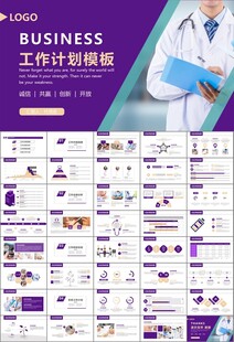 紫色大气医美整形发布会PPT