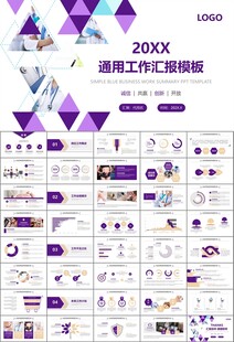 紫色大气医美整形发布会PPT