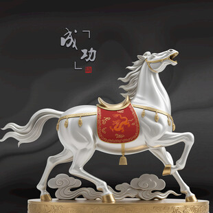 马到成功马雕塑