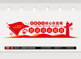 社会主义核心价值观文化墙