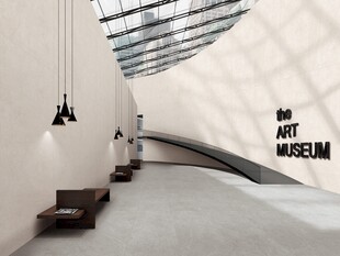 现代艺术博物馆室内空间