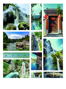 自然风光与人文景观拼图