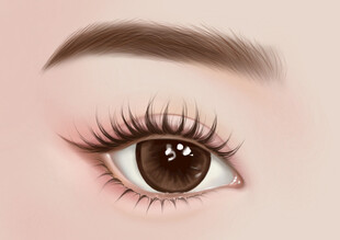 迷人眼眸特写