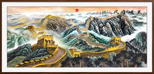 万里长城国画