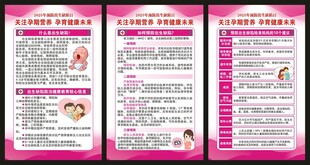 预防出生缺陷日展板