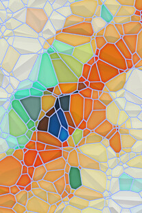 彩色玻璃马赛克图案