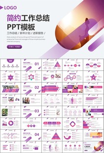 紫色时尚瑜伽馆瑜伽培训PPT