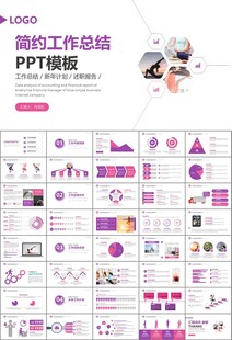 紫色时尚瑜伽馆瑜伽培训PPT