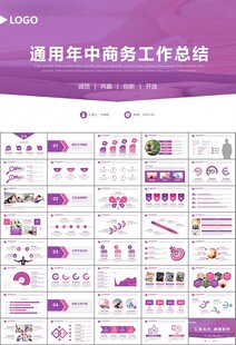 紫色时尚瑜伽馆瑜伽培训PPT