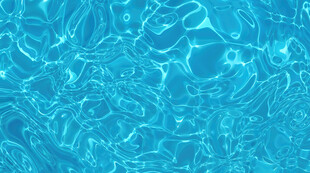 蓝色水波纹理背景图