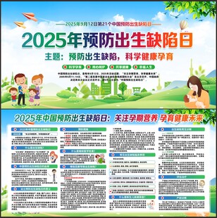 2025年预防出生缺陷日展板