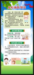 水痘预防知识展架