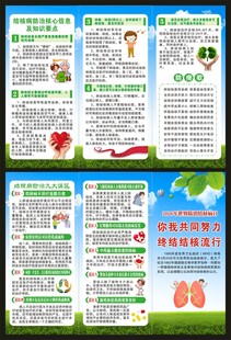 结核病日三折页