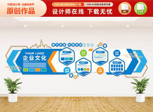 企业文化公司简介形象墙