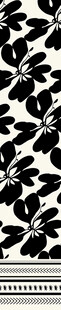 黑白花卉图案纹理背景