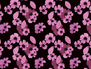 粉色花卉图案背景