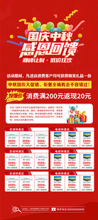 欢度国庆中秋家装展架