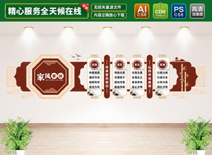 家风家训文化墙